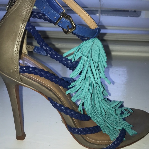 Fringed Schutz Heels - Picture 3 of 8